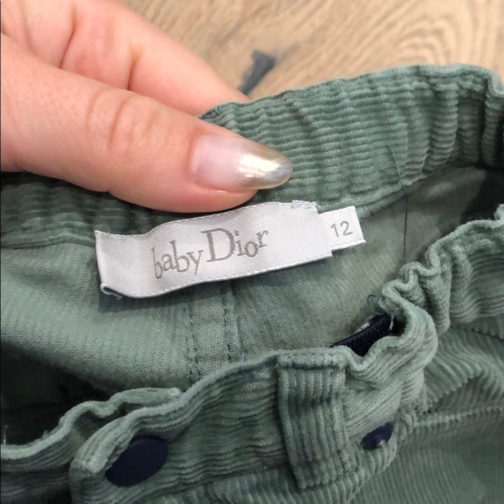 Preloved baby Dior corduroy kids pants
